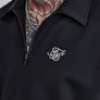 SikSilk - Black Essentials Zip Sweater